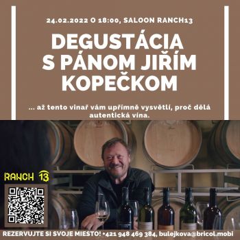 SALOON - Degustácia vín -Jiří Kopeček z Valtic