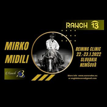 Kurz Trening s Mirko MIDILI - Reining Clinic