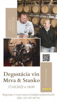 SALOON - Degustácia vín Mrva a Stanko