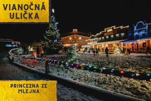 🎄 1. Adventná Nedeľa - Vianočná Ulička 17:00-20:00 Princezna ze mlejna 👑