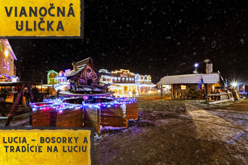 🎄 3. Adventná Nedeľa - Vianočná Ulička 17:00-20:00 Lucia - Bosorky a Tradície na Luciu 🧙‍♀️ + čerti