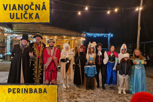 🎄 4. Adventná Nedeľa - Vianočná Ulička 17:00-20:00 Perinbaba ☃️