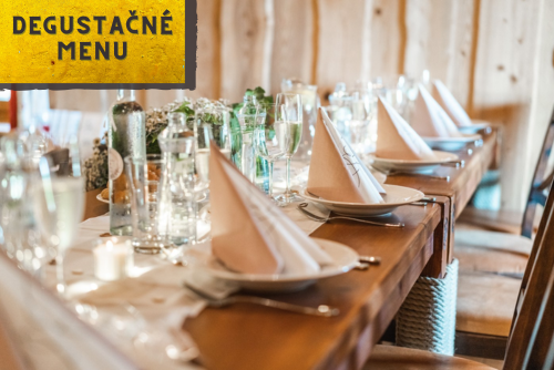 SALON - Degustačné svadobné menu pre rok 2025