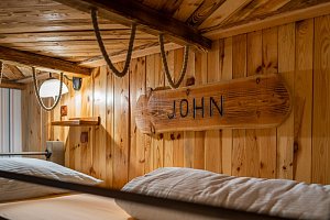 Šestilůžkové pokoje