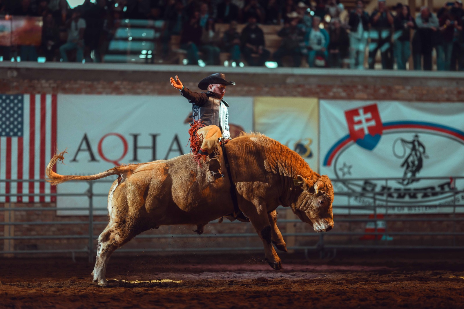 Bull riding, alebo ródeo na divokých býkoch, je považovaný za najzaujímavejší, najvyhľadávanejší, najtvrdší a zároveň najnebezpečnejší šport na svete. Pridťe si s nami užiť adrenalin na živo!  17/4/2027 SOBOTA 18:00 LÍSTKY UŽ V PREDAJI! 